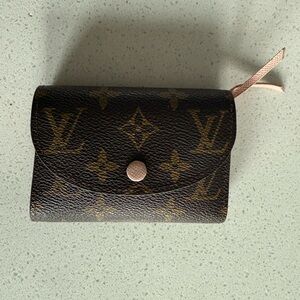 Louis Vuitton Rosalie Pink Monogram Wallet/Card Holder